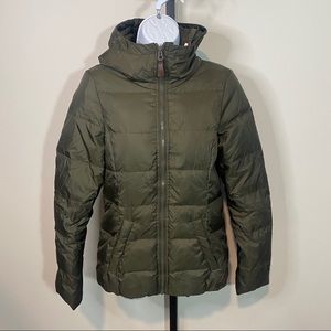 H&M L.O.G.G. Outdoor Goods Army Green Puffer Coat Size 6